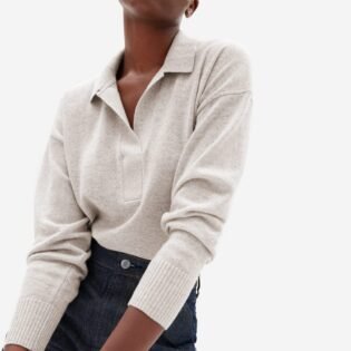 Gray Chunky Cardigan
