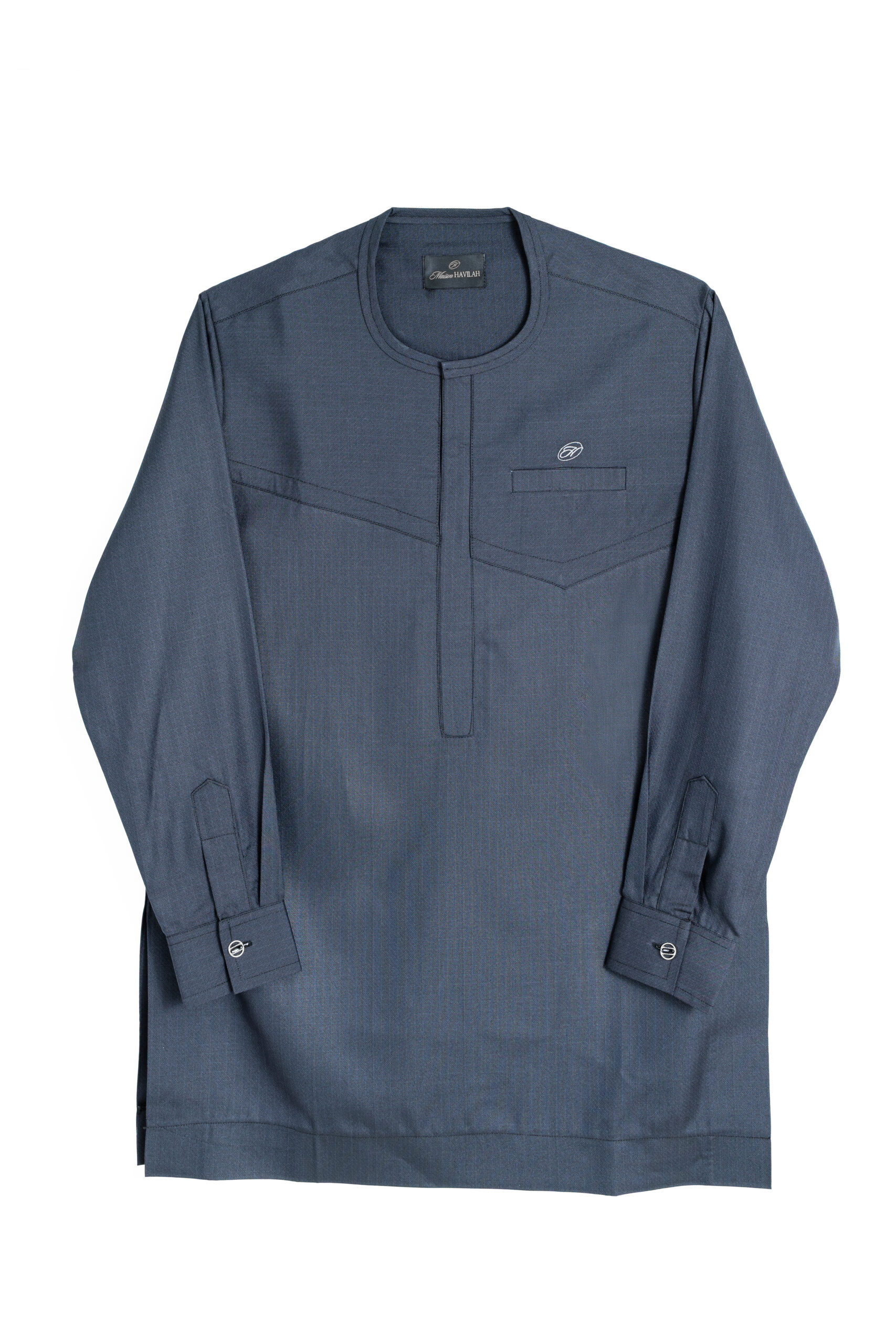 textured-blue-2-piece-set-with-embroidery-and-symmetrical-details