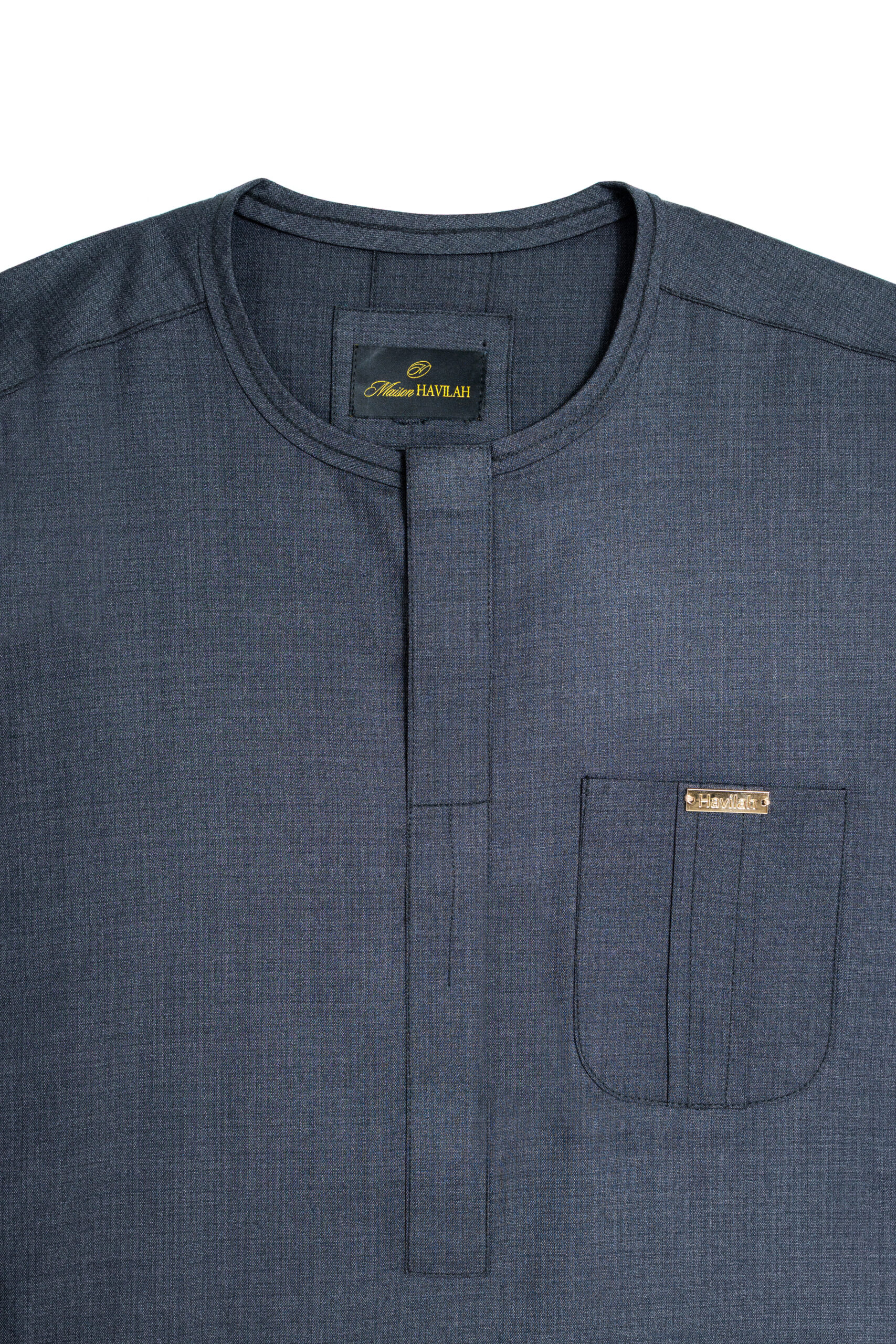 Slate Blue 2-Piece Set with Classic Cut and Refined Finishes