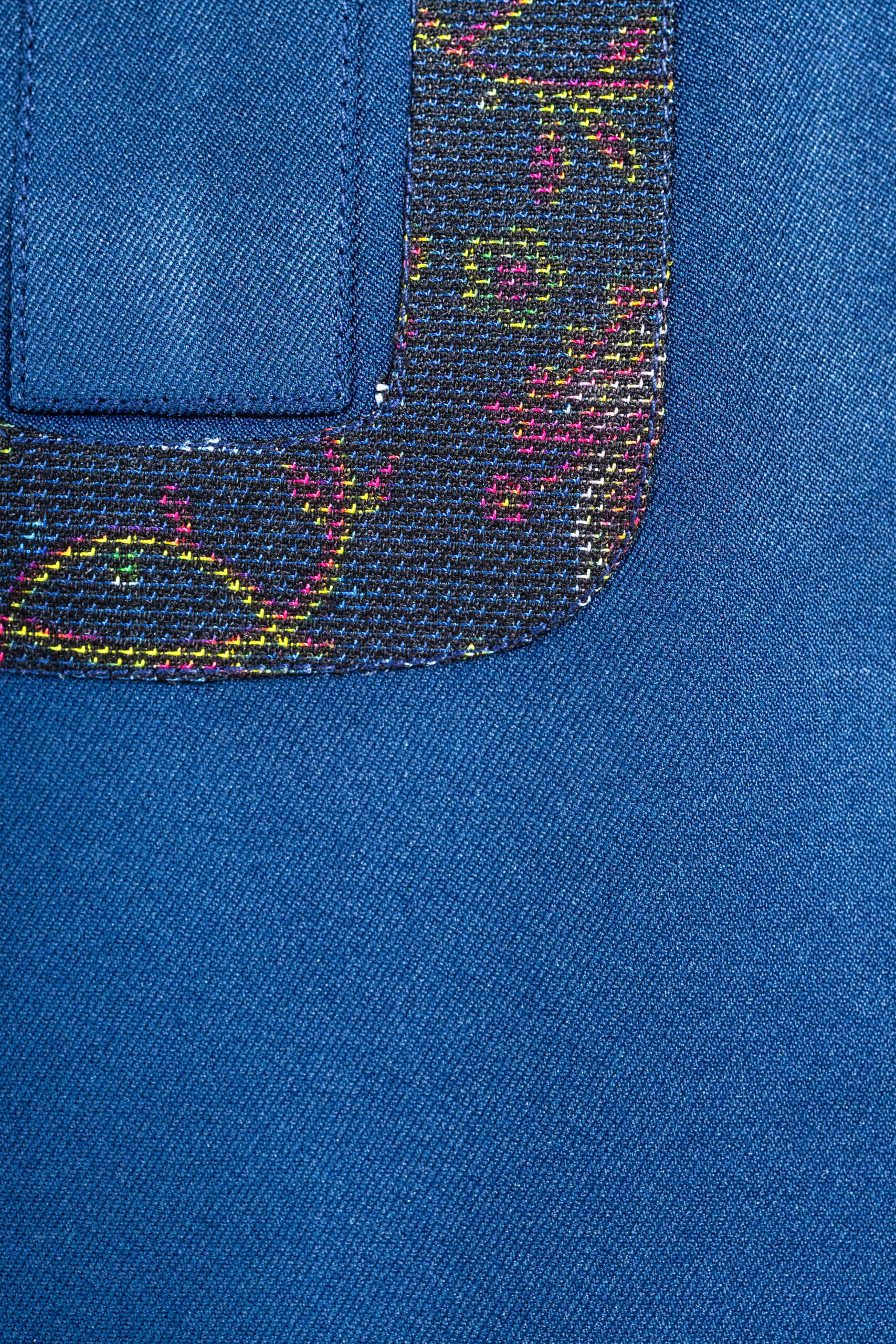 Royal Blue Short-Sleeved Kaftan