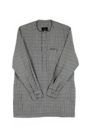 Black & White Checked Kaftan