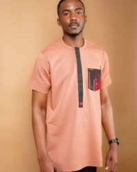 Mandarin Orange Artistic Kaftan